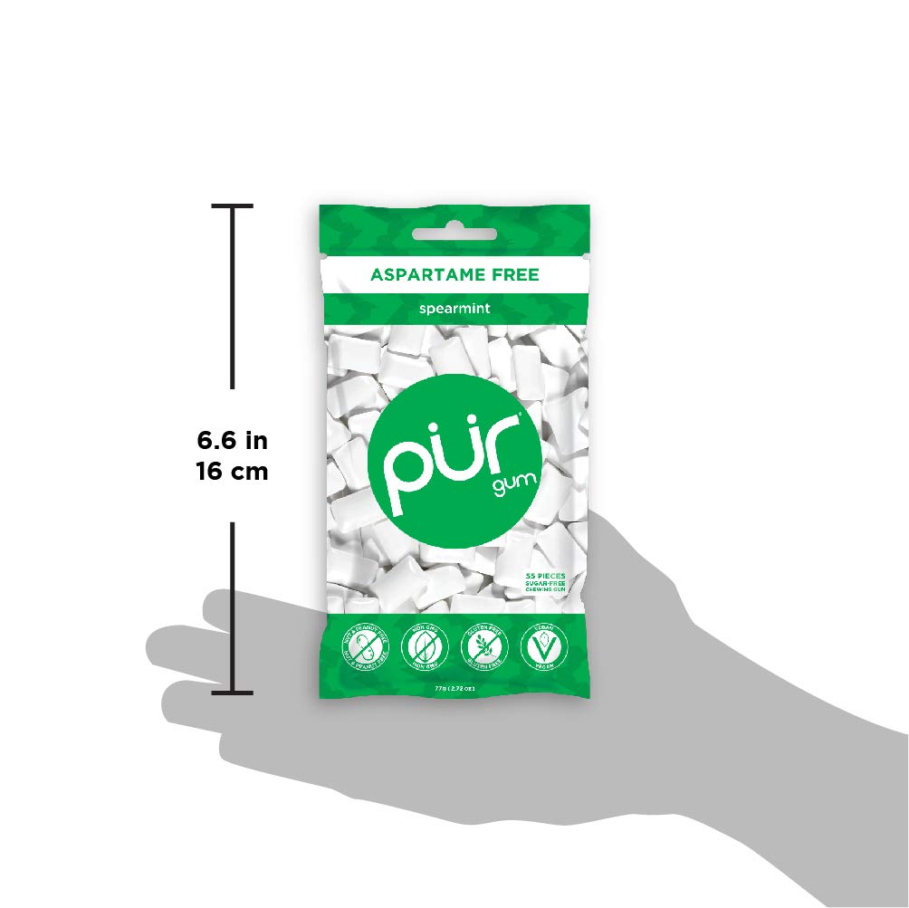 Restaurant-use PUR Gum offering after-meal breath refresh for guests