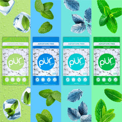 PUR Gum bubblegum flavor chews evoke nostalgic, sugar-free sweetness.