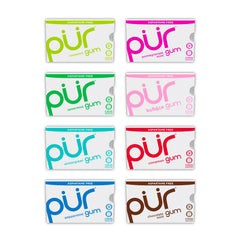 PUR Gum Bubblegum flavor blister promotes sugar-free refreshment with xylitol sweetness
