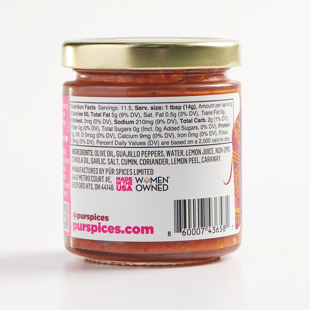PUR Spices harissa paste dipping sauce versatile condiment for dipping