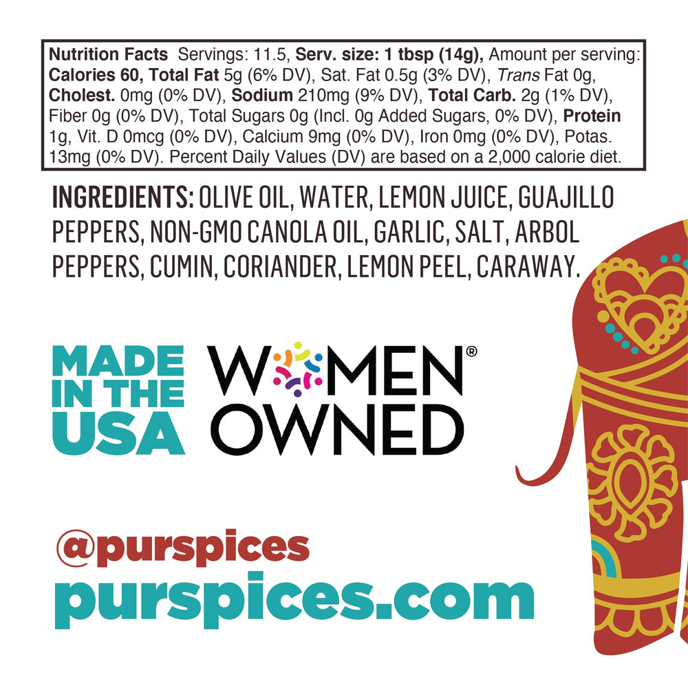 Small-batch handmade by PUR Spices delivers vibrant flavor.