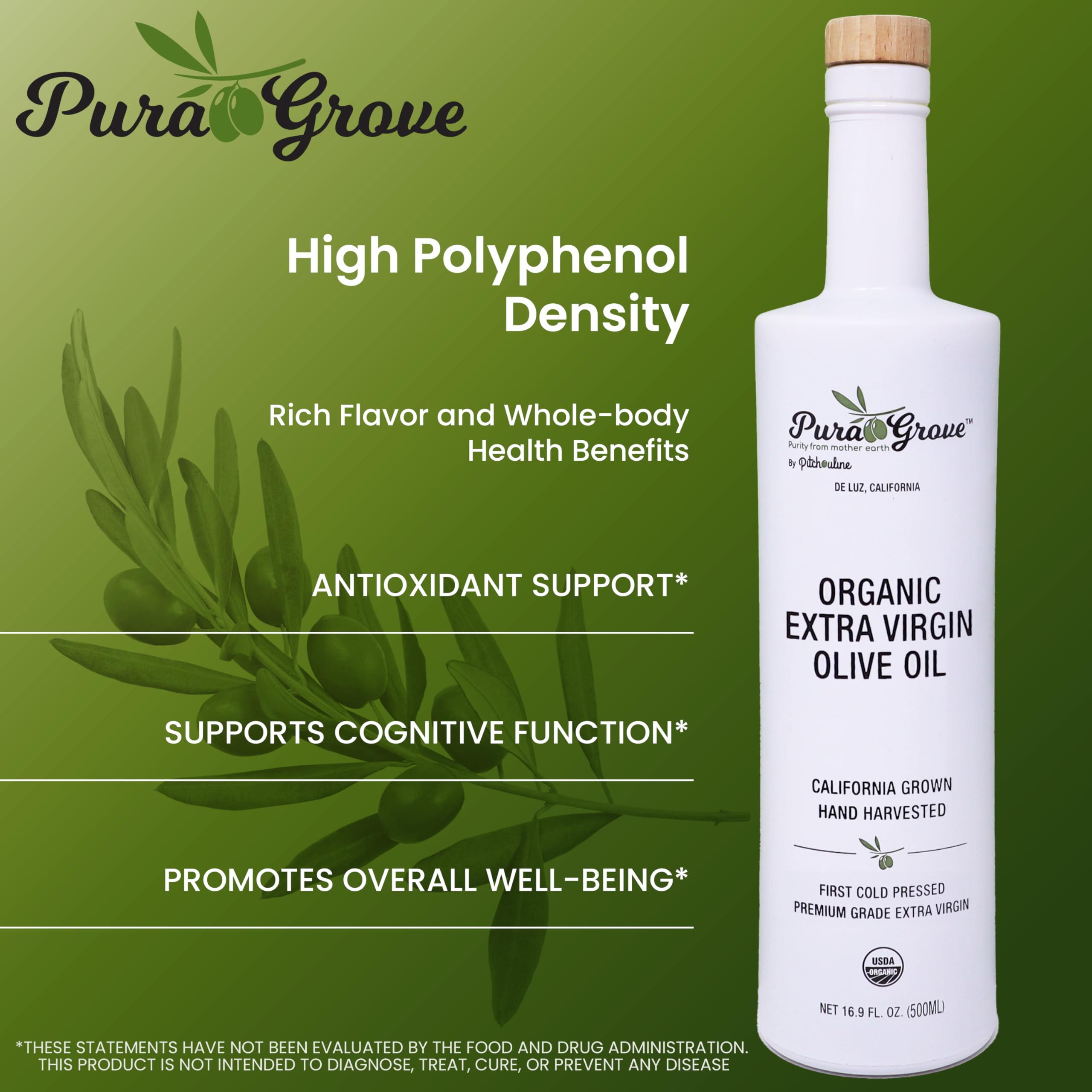 California orchard setting reflecting Pura Grove farm-to-bottle story