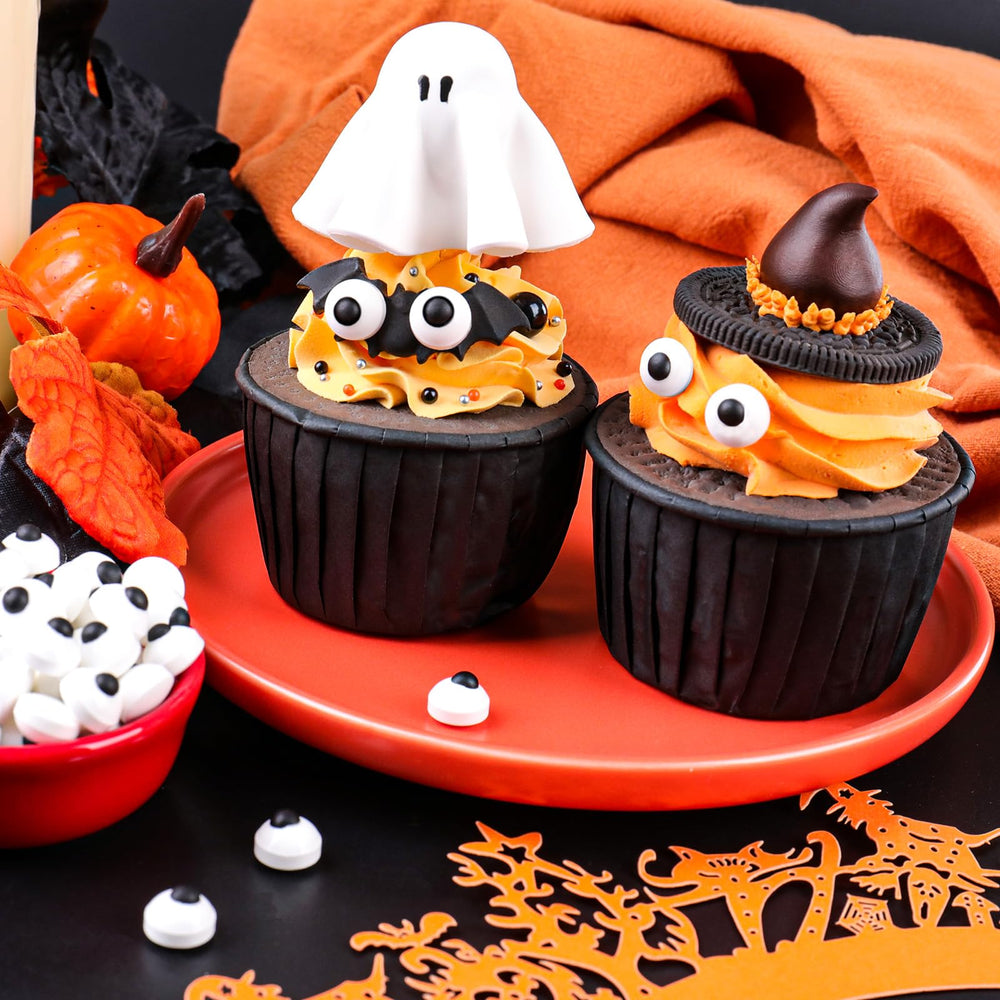 PURBOT 1cm candy eyes stay intact after baking when used carefully