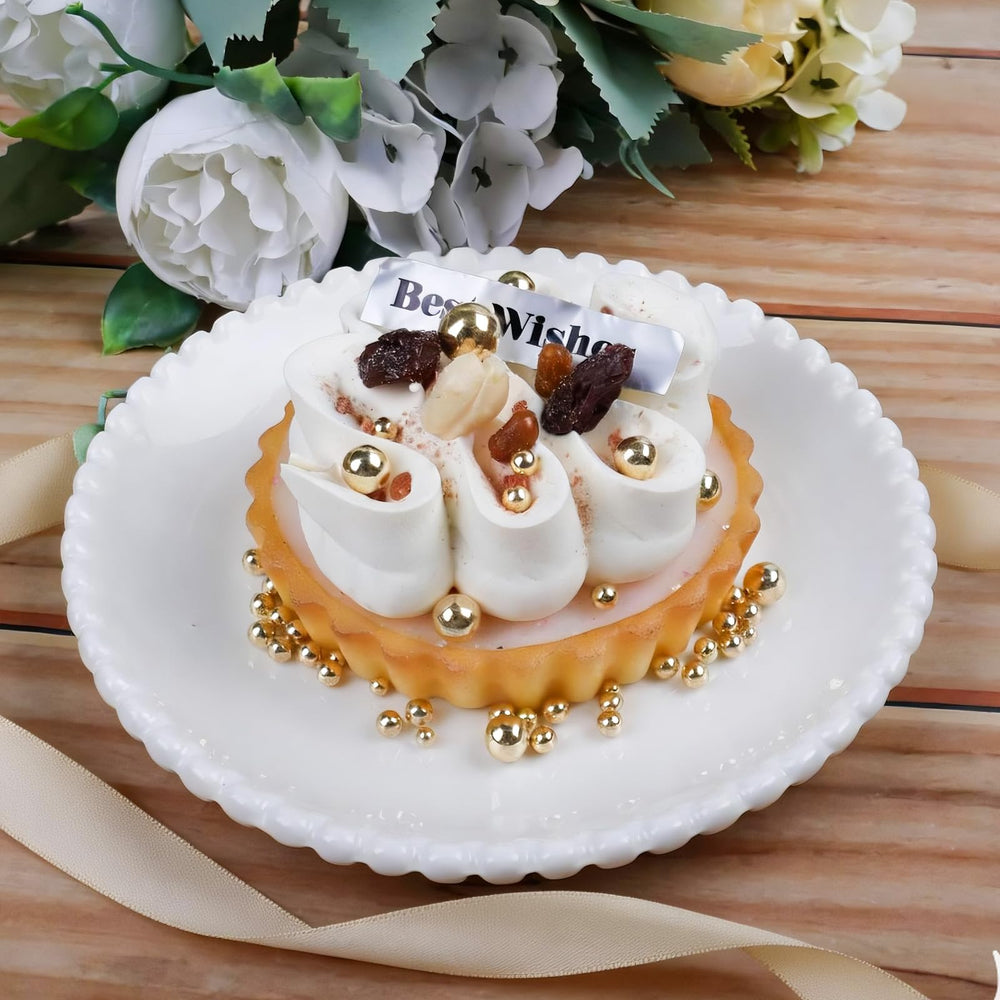 PURBOT Pearl Sprinkles 7mm white bold dessert accents.