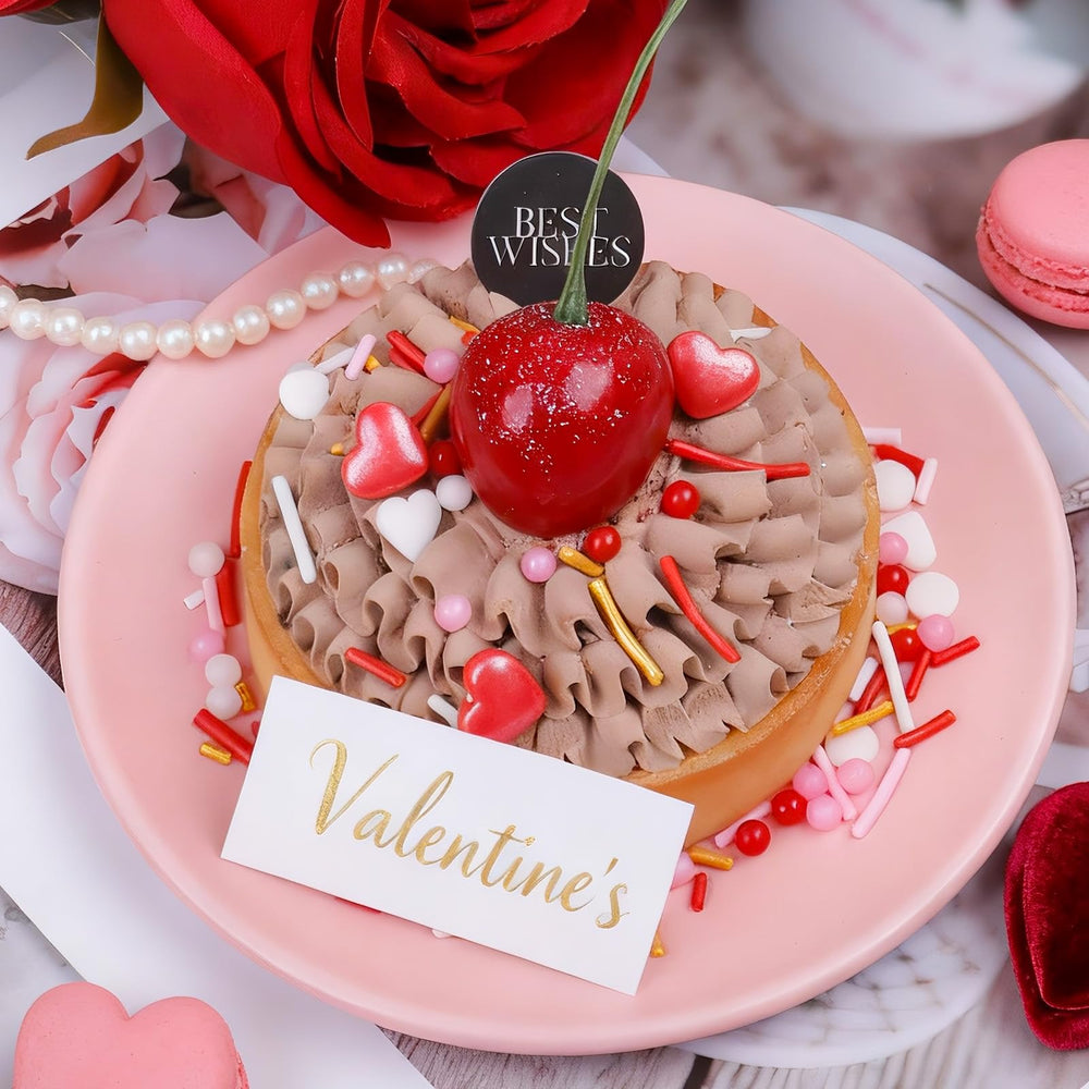 PURBOT Valentines Sprinkles close-up in pink, red, white for vibrant decorating