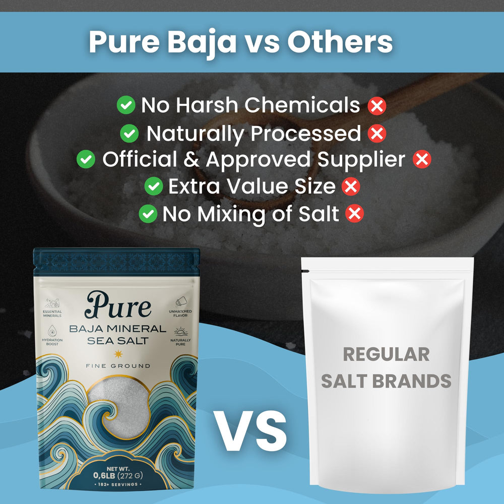 Pure Baja Mineral Sea Salt in cooking use for mineral-rich seasoning