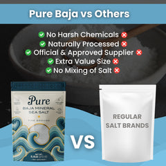 Pure Baja Mineral Sea Salt in cooking use for mineral-rich seasoning