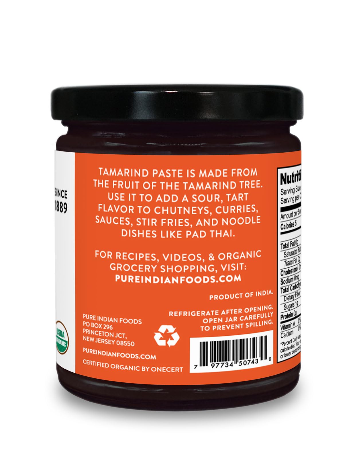 Pure Indian Foods tamarind paste stir fry dish with tangy glaze