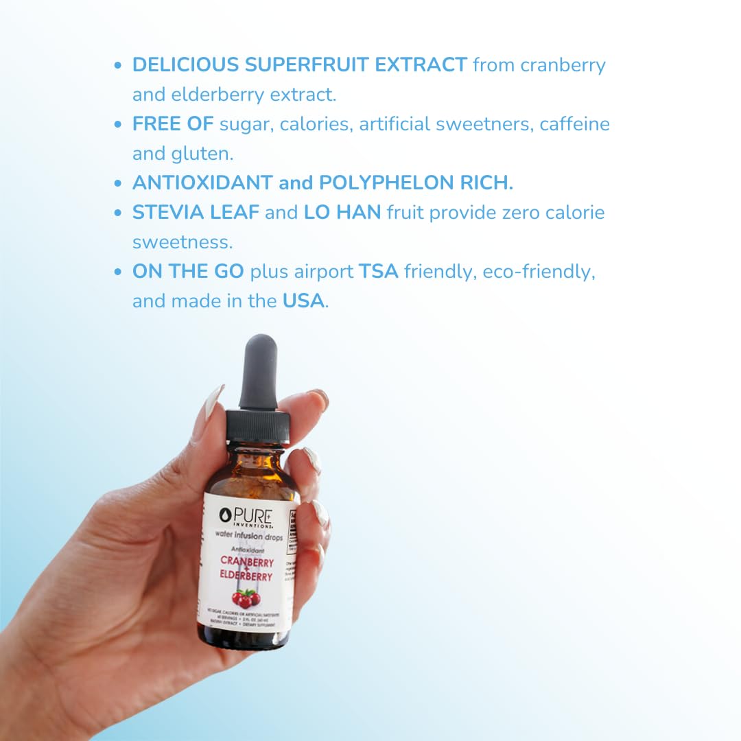 Pure Inventions Water Infusion Drops lo han fruit sweetening highlights natural sweetness