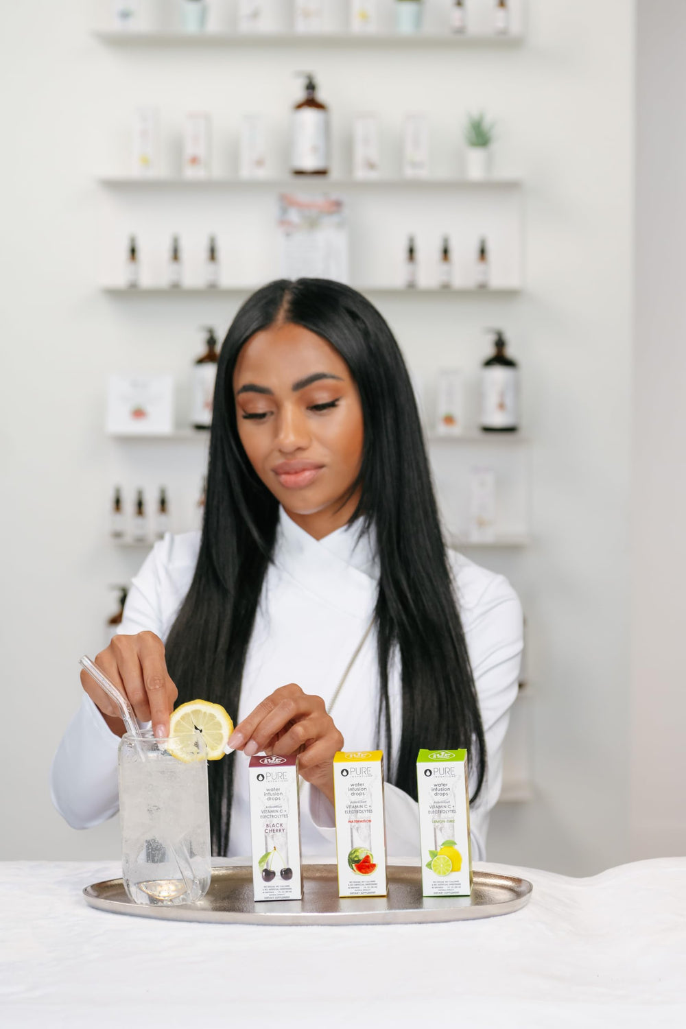 Travel-friendly Pure Inventions drops bottle for hydration on the go