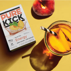 Pure Kick 72-pack box display for bulk convenience.