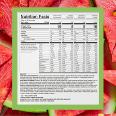 Pure Kick black cherry pomegranate singles label close-up for quick flavor variety