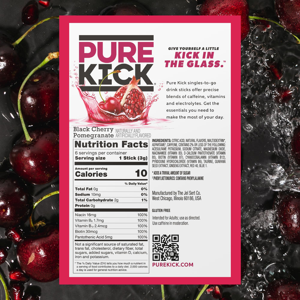 PURE KICK Energy Singles To Go boxes displaying 12 boxes for easy stocking.