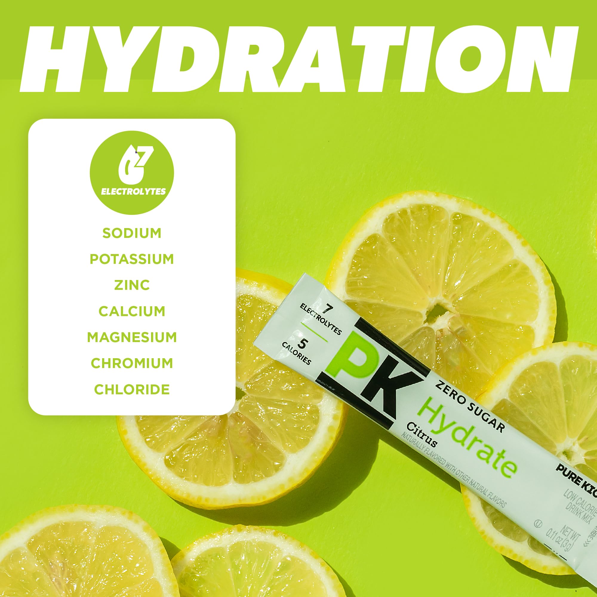 Pure Kick Hydration 72 servings box showing multi-pack packaging