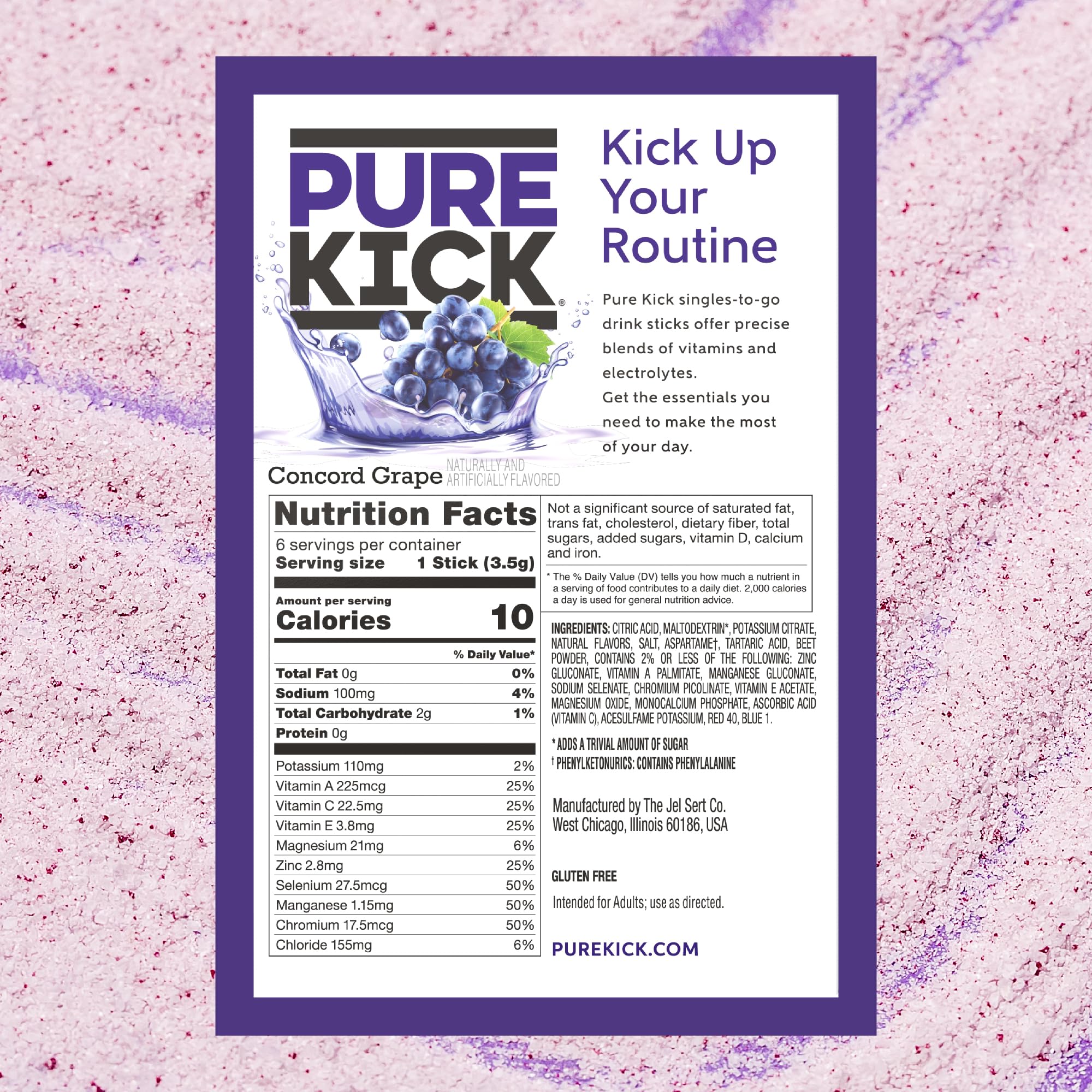 Packets ready to mix deliver quick energy and hydration on the go.