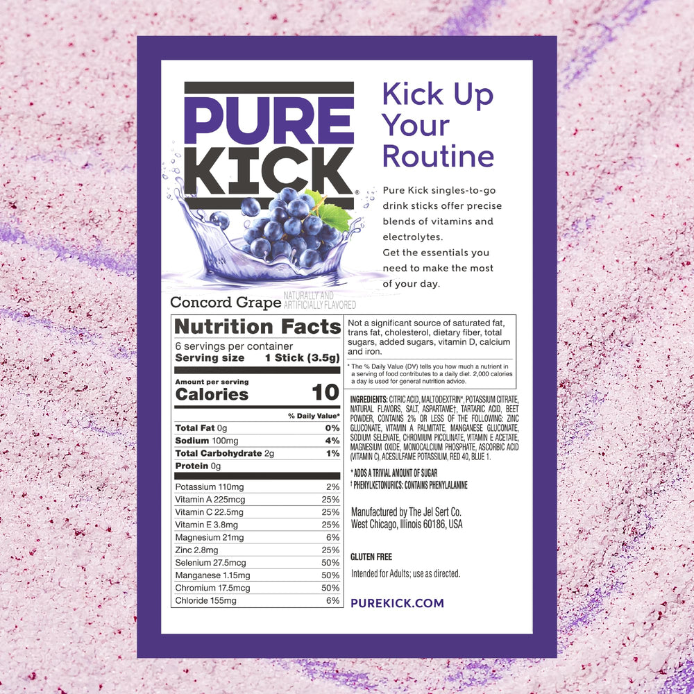 Packets ready to mix deliver quick energy and hydration on the go.