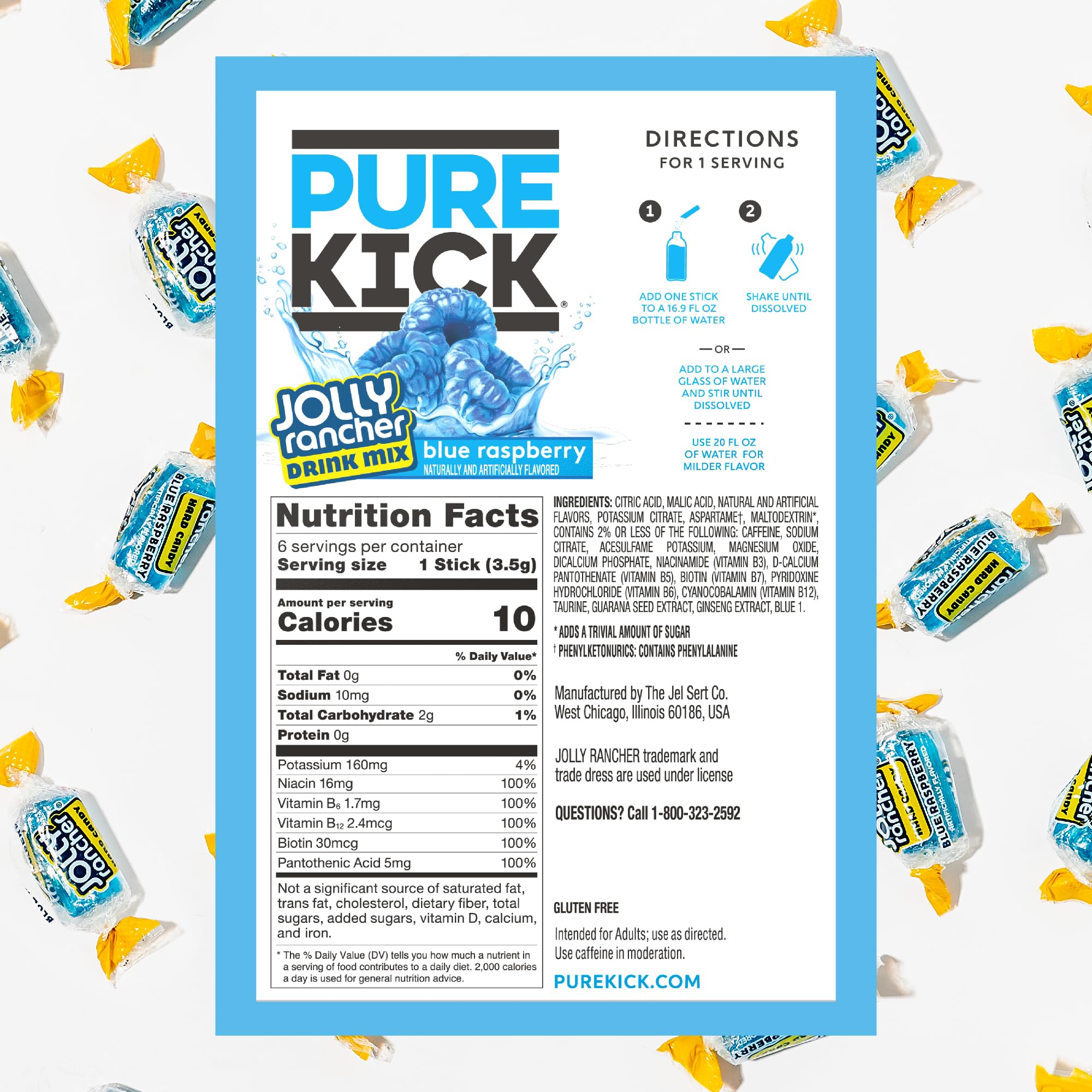 Pure Kick vitamin-packed blend supports daily B vitamin intake without sugar