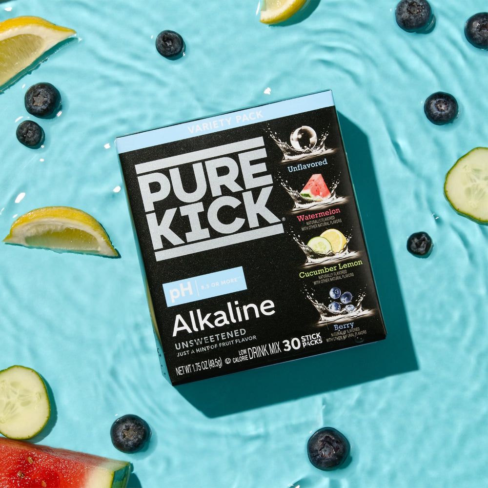 Watermelon flavor Pure Kick packet for a light fruity note