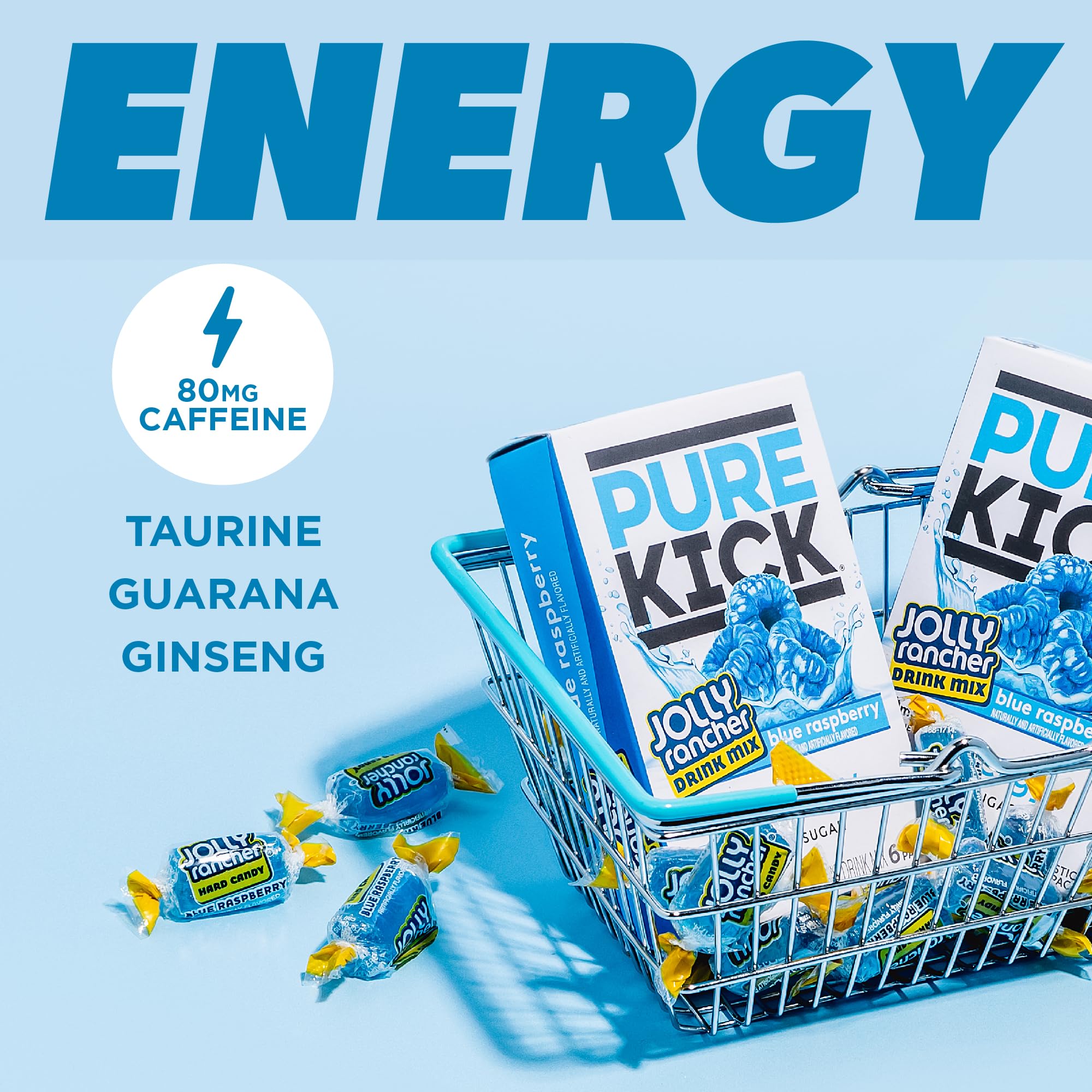 Pure Kick zero-sugar, low-calorie mix for everyday hydration