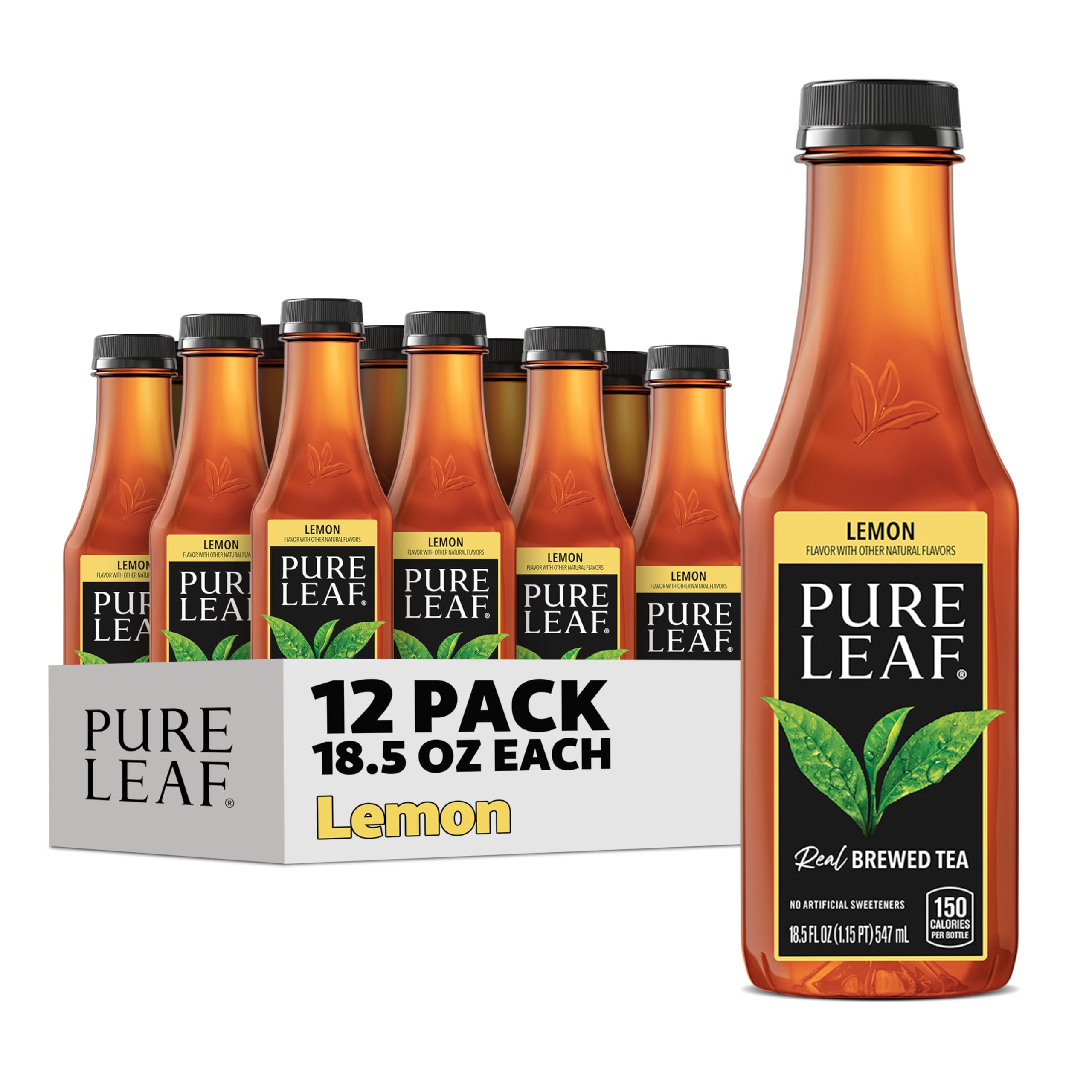 Pure Leaf Iced Tea Lemon bottle—refreshing real brew for everyday sipping.