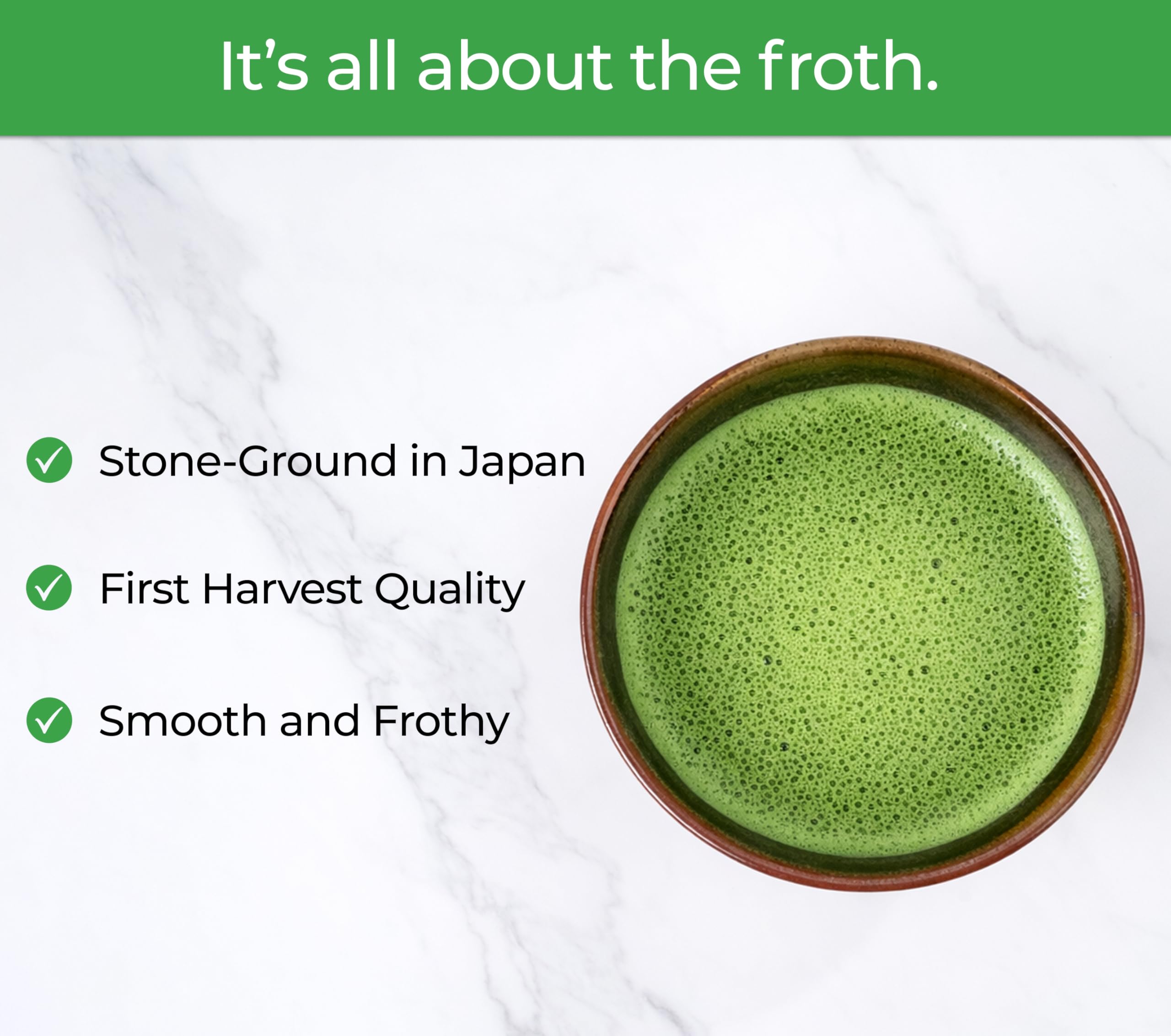 Pure Matcha Co Nishio, Japan origin label confirms authentic sourcing