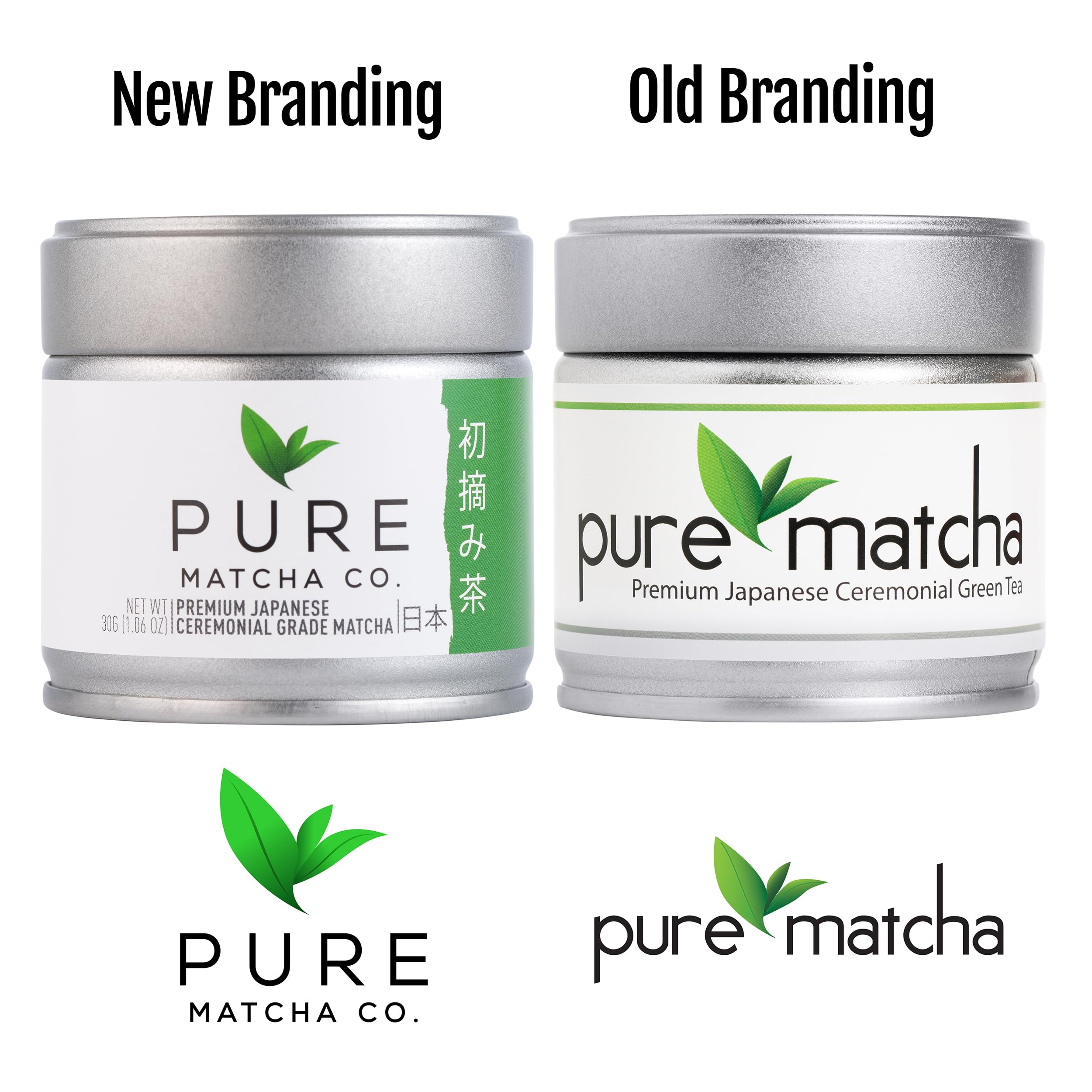 Pure Matcha Co sugar-free label highlights a guilt-free energy option