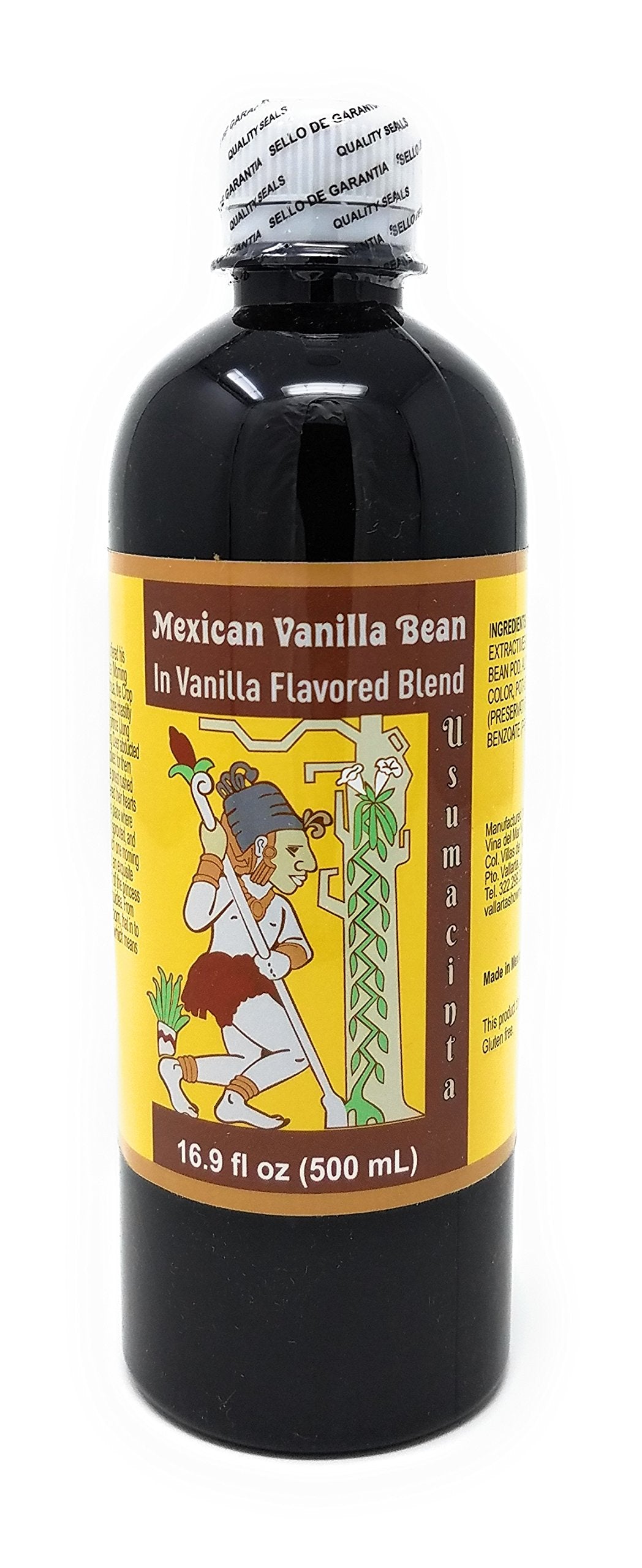 Usumacinta vanilla bottle in amber glass boosts dessert aroma