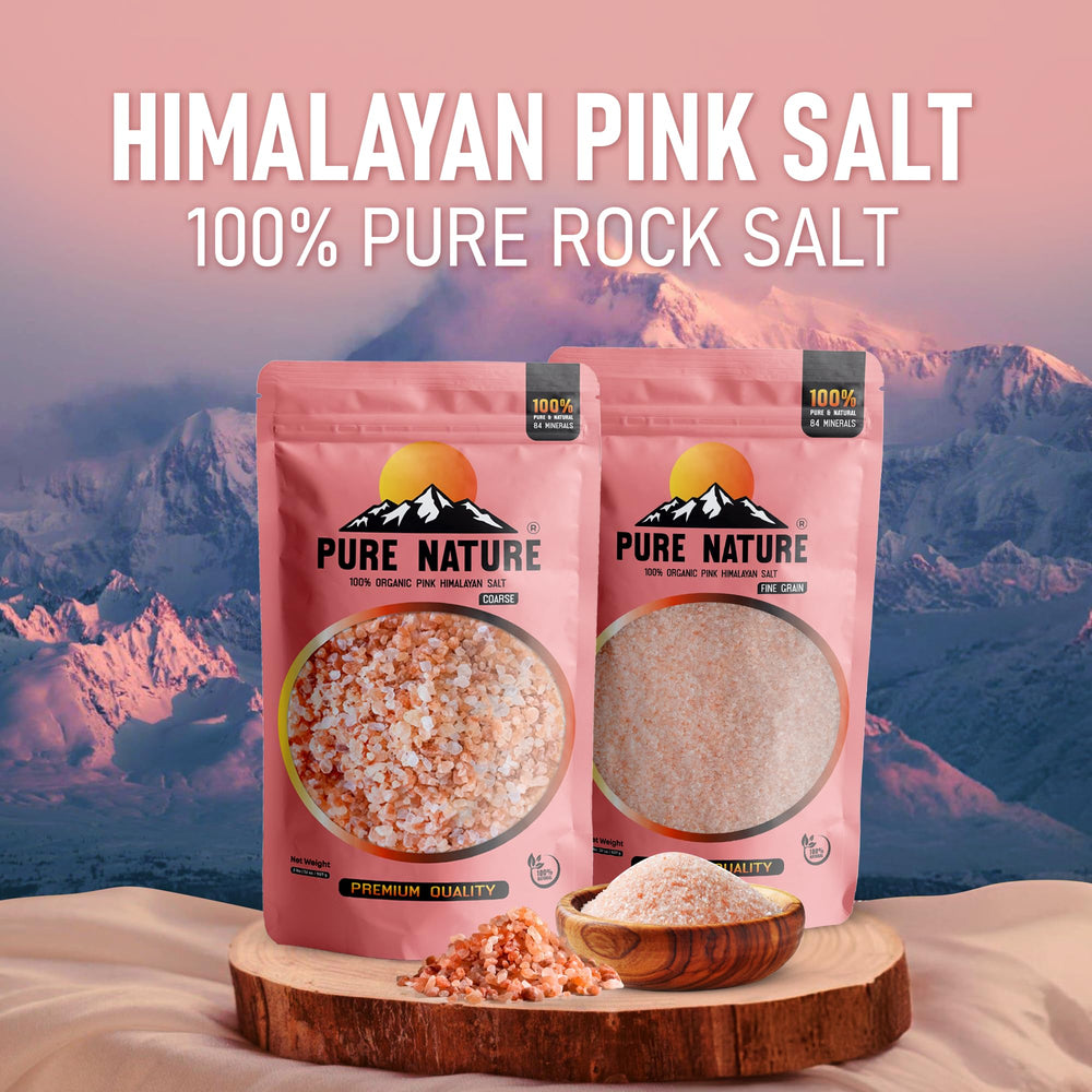 Pure Nature pink crystals elevate plating and presentation in gourmet meals.