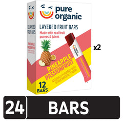 Individually wrapped Pure Organic bars for purse or bag snacks