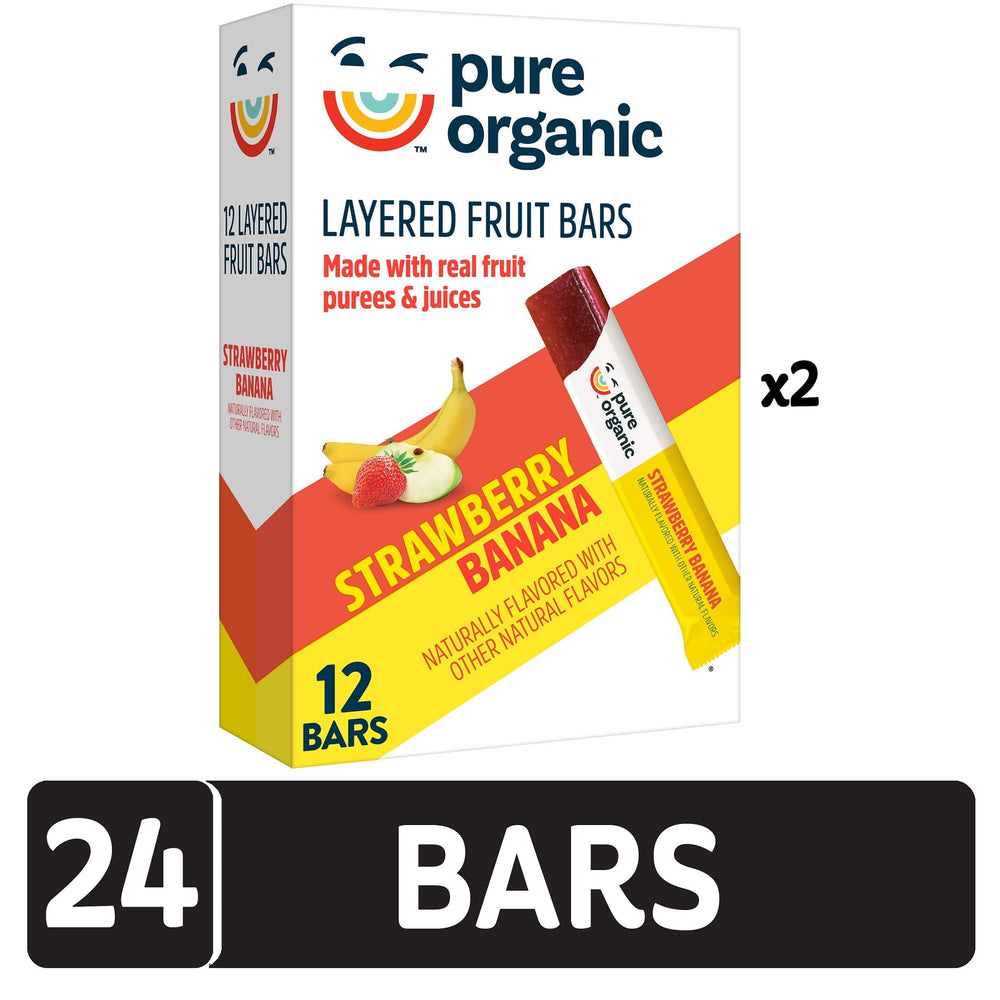 Pure Organic nutrition label highlighting organic and gluten-free features