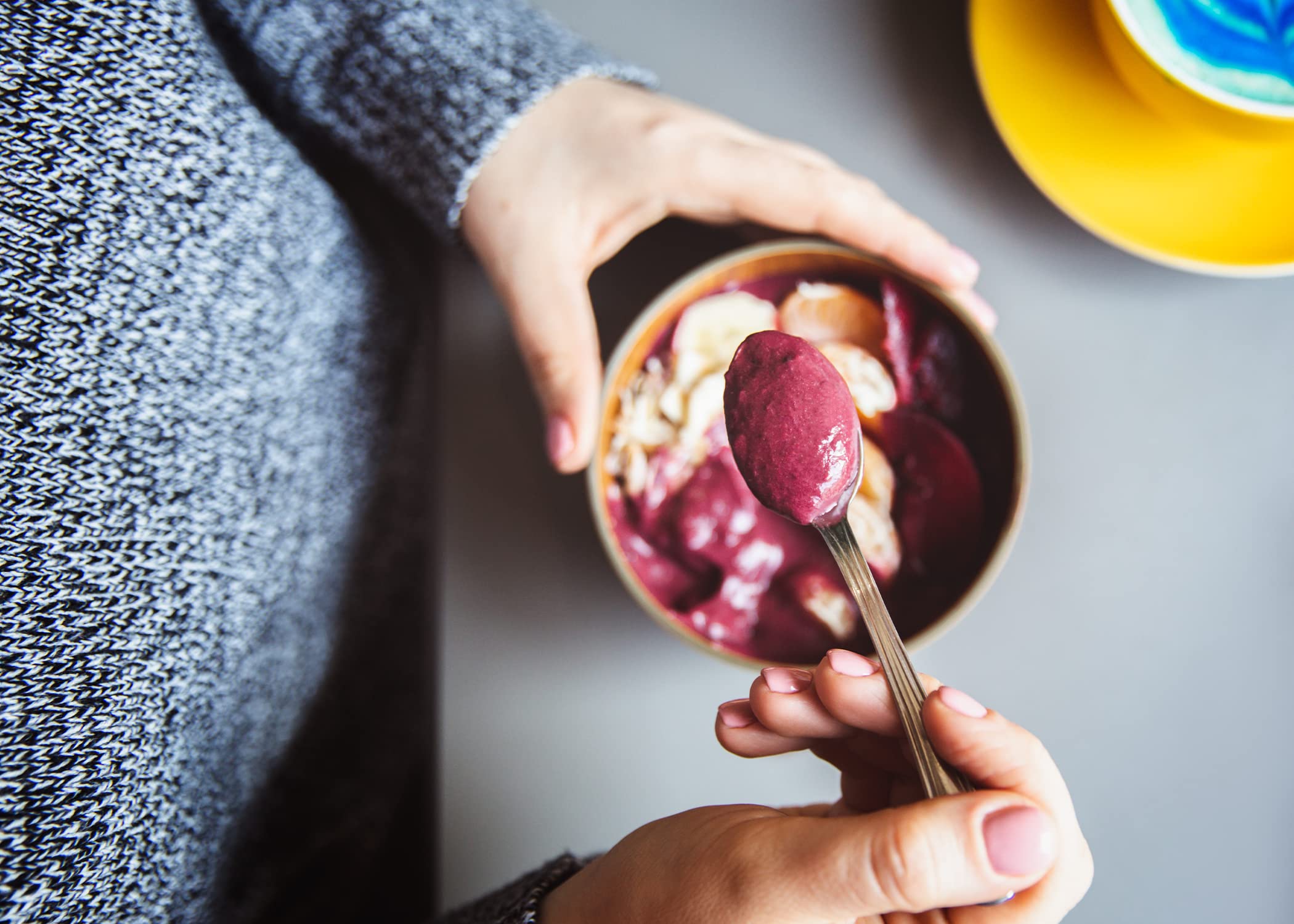 Pure Original Ingredients Acai Powder bowl ready for a healthy breakfast