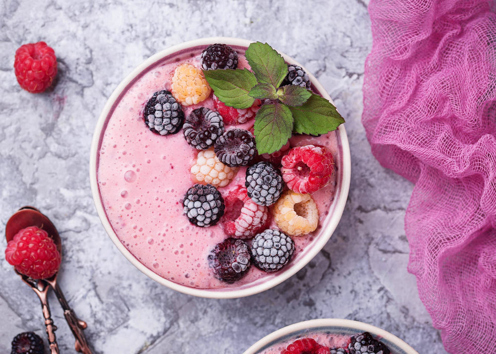 Pure Original Ingredients Acai Powder spoon beside a measuring scoop