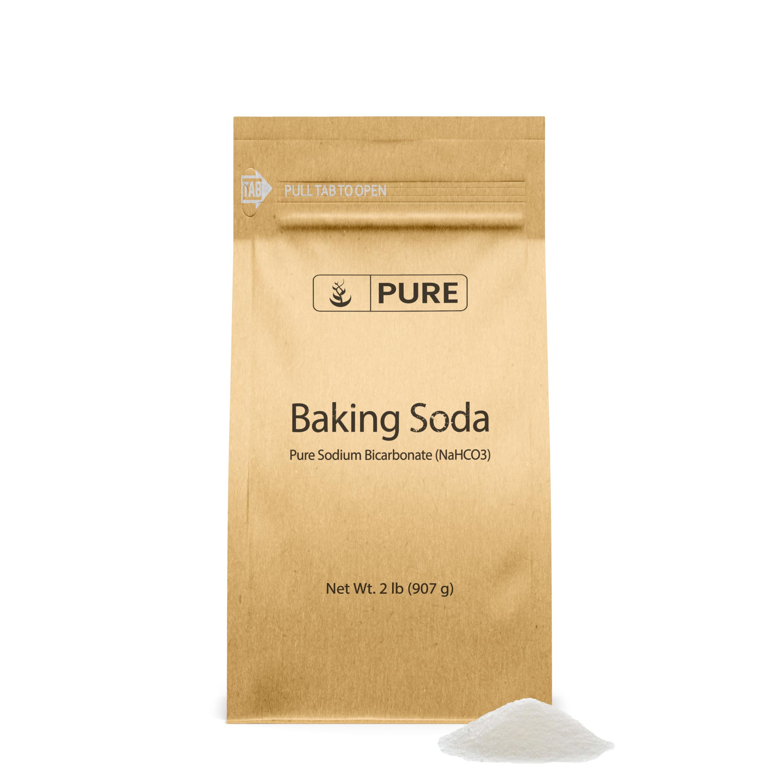 Pure Original Ingredients baking soda bottle ready for cooking and cleaning.