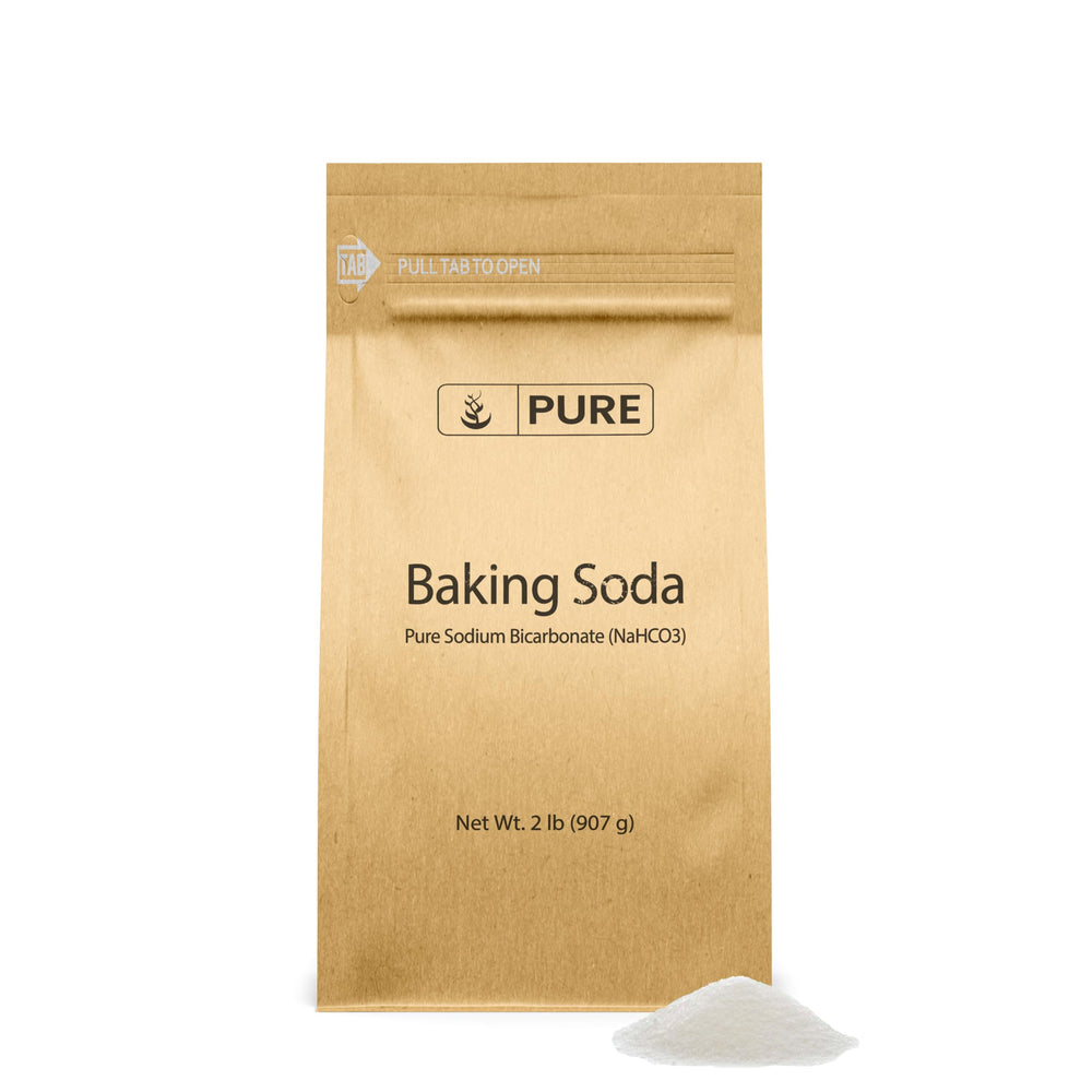 Pure Original Ingredients baking soda bottle ready for cooking and cleaning.