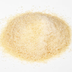 Pure Original Ingredients Beef Gelatin powder close-up shows fine granules for easy measuring.
