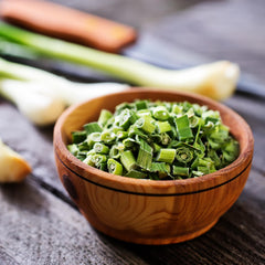 Pure Original Ingredients dried chives mixed into a salad dressing for color and taste