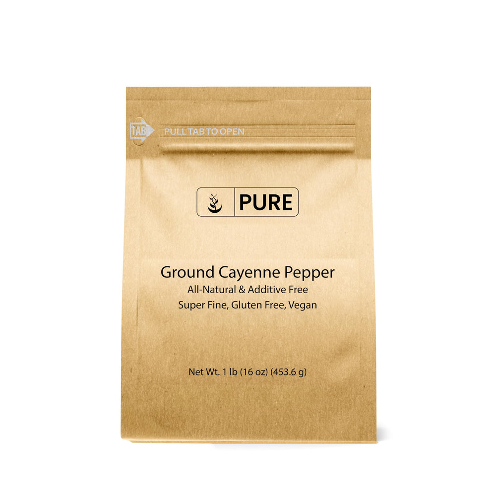 Pure Original Ingredients ground cayenne pepper bag for sauces and rubs