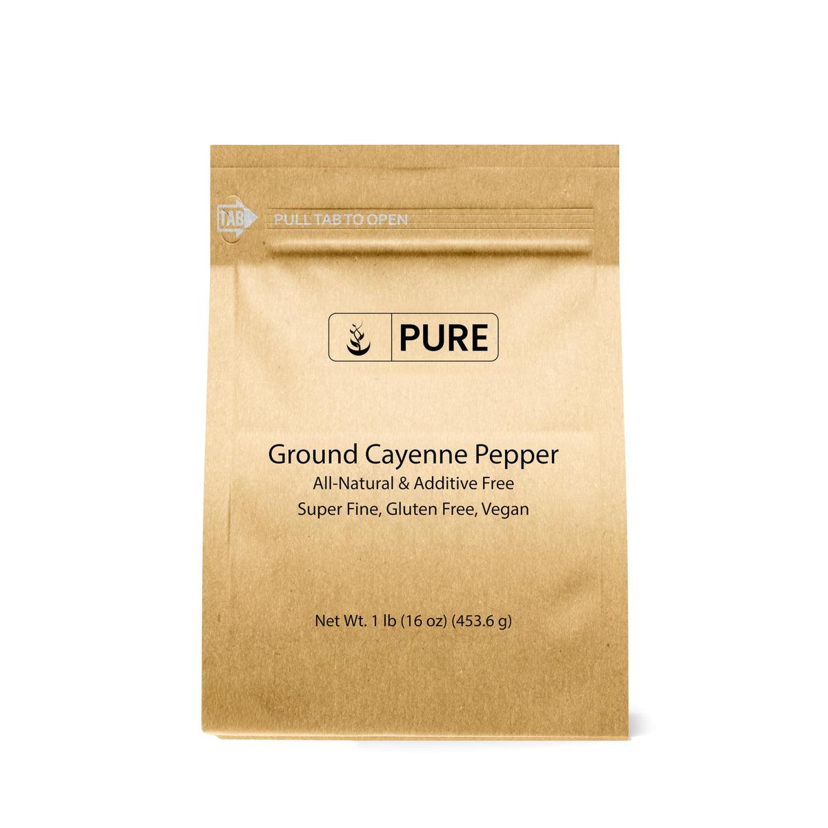 Pure Original Ingredients ground cayenne pepper bag for sauces and rubs