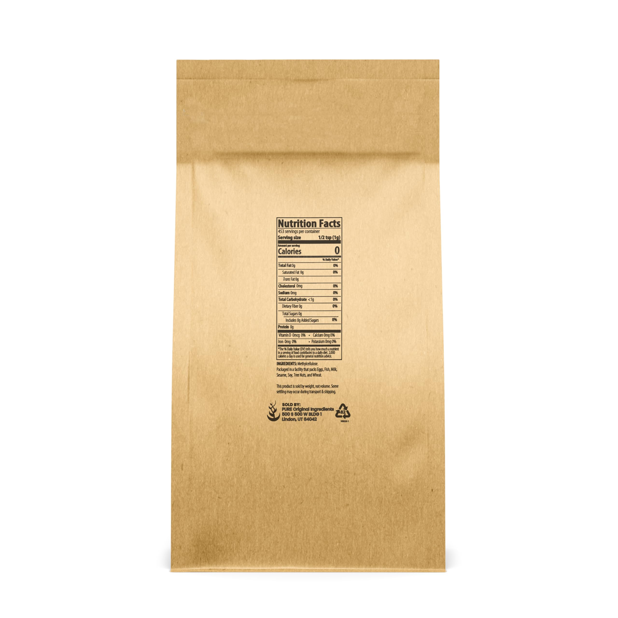 Pure Original Ingredients methylcellulose pour-ready texture booster for sauces
