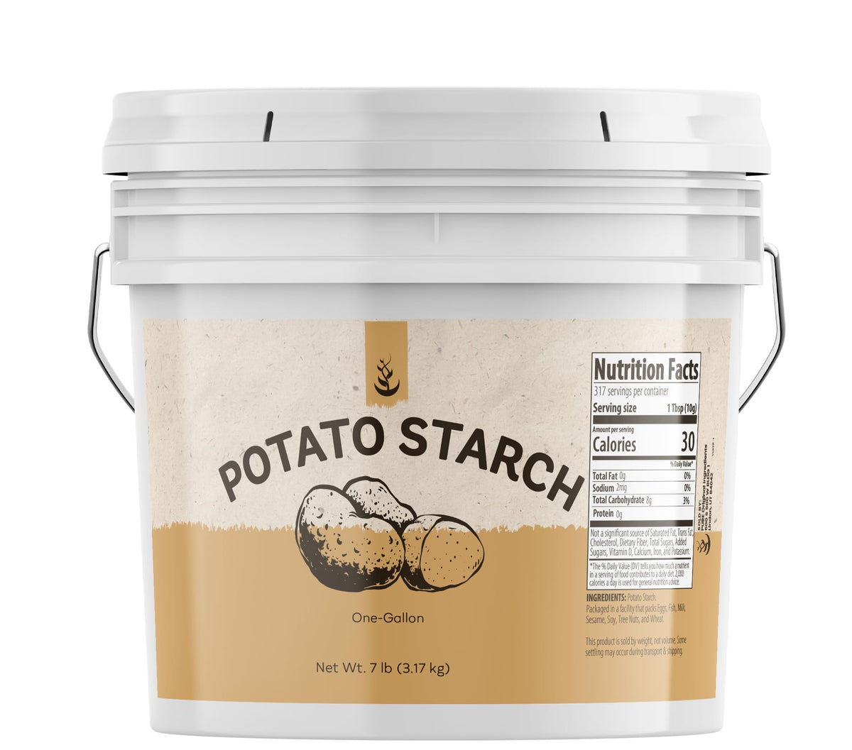Pure Original Ingredients potato starch bottle for silky sauces and gravies.