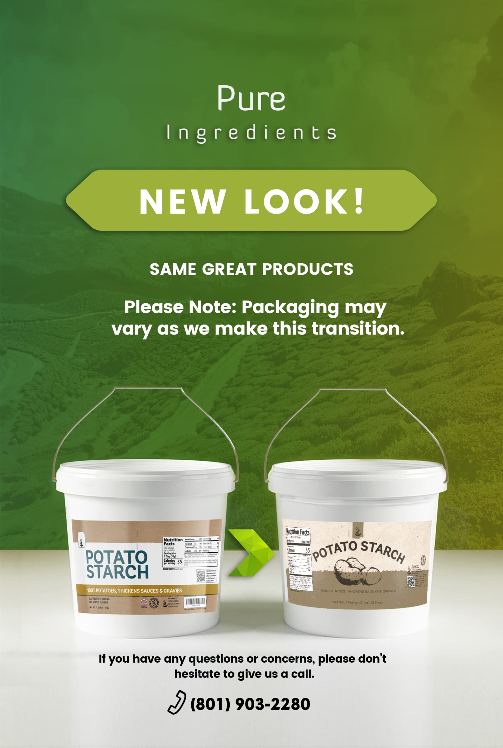 Pure Original Ingredients potato starch gluten-free option for sauces and gravies.