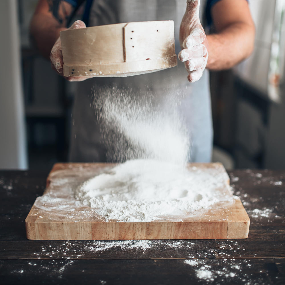 Pure Original Ingredients potato starch spoon-dispense shows precise measuring for recipes.