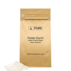 Pure Original Ingredients potato starch thickener in a resealable bag.