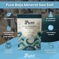 Pure Sea Salts mineral-rich salt enhances meals with natural flavor
