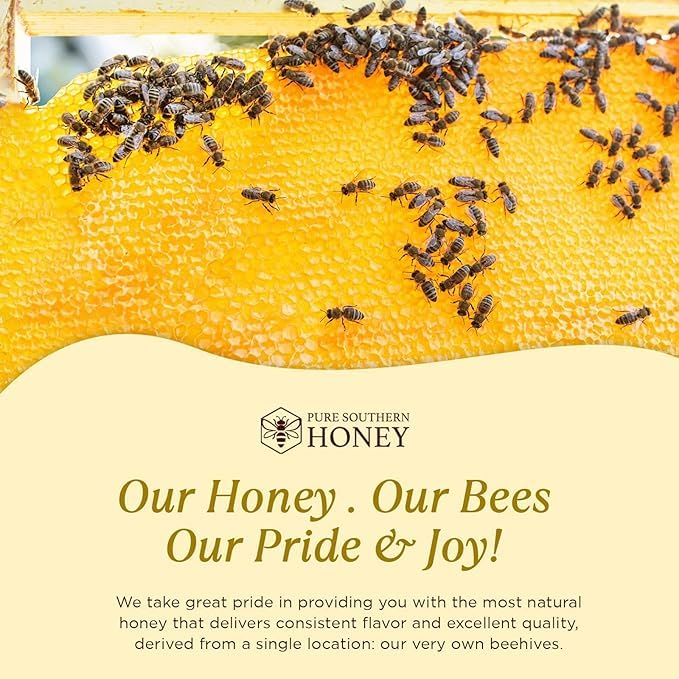Pure Southern Honey Georgia flora source emphasizes gallberry and tupelo flavor profiles.