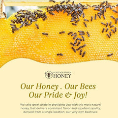 Pure Southern Honey Georgia flora source emphasizes gallberry and tupelo flavor profiles.