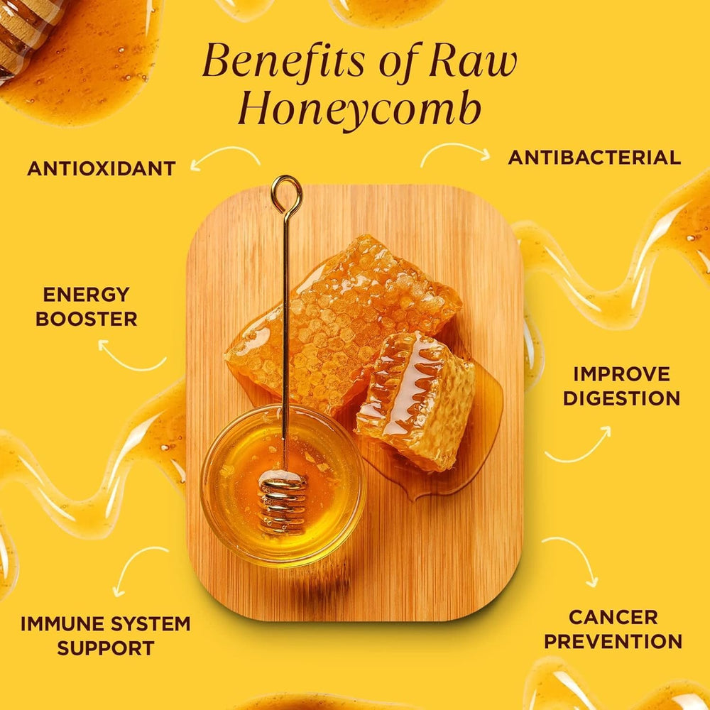 Pure Southern Honey honeycomb on a cheese board, Georgia florals enhance pairing.