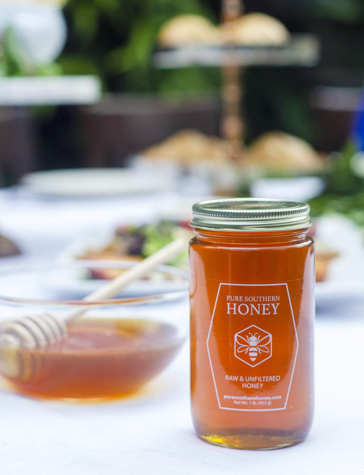 Pure Southern Honey from Georgia Gallberry and Tupelo varieties enhances flavor