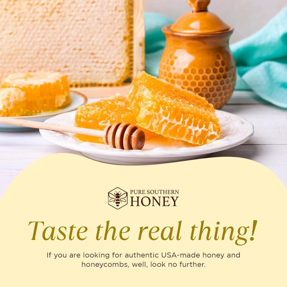 Pure Southern Honey USA family business logo, tradition and authenticity.