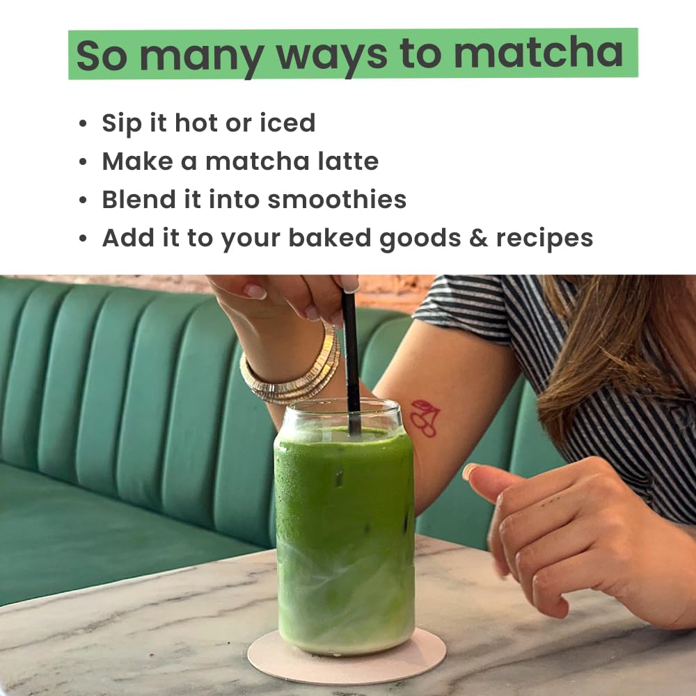 PureChimp matcha in kitchen for baking and dessert recipes